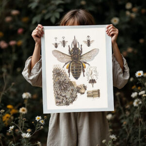 Naturplakater for barn – Stor printbar pakke med sopp & insekter Naturplakater for barn – Stor printbar pakke med sopp & insekter